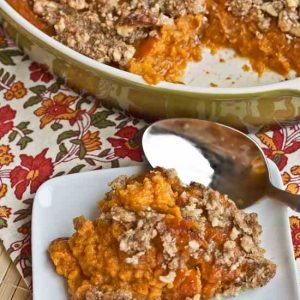 Vegan Sweet Potato Casserole Recipe Image